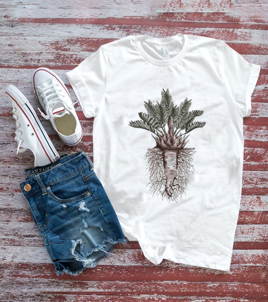 Fern Botanical Detailed Illustration Foliage T-Shirt