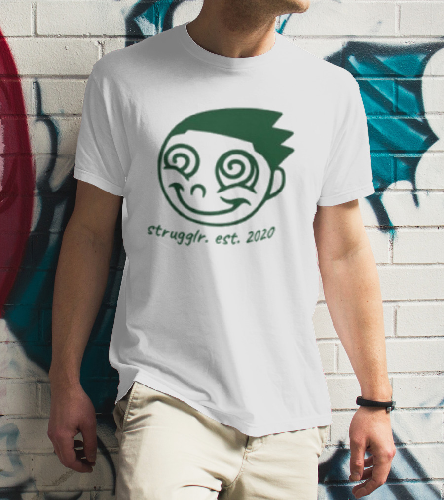 Struggling Together Est 2023 Spiral Eyes Face T-Shirt