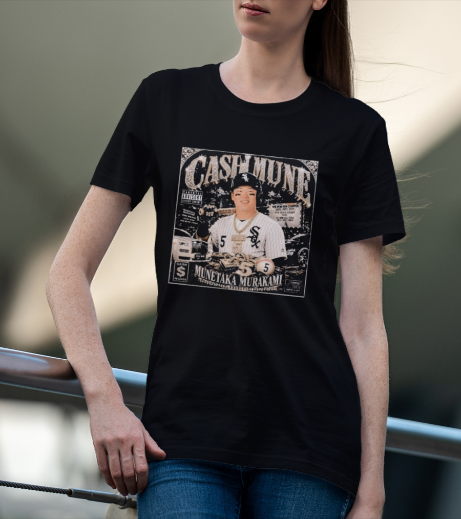 Cash Mune Munetaka Murakami Chicago White Sox Champion Baseball Player T-Shirt