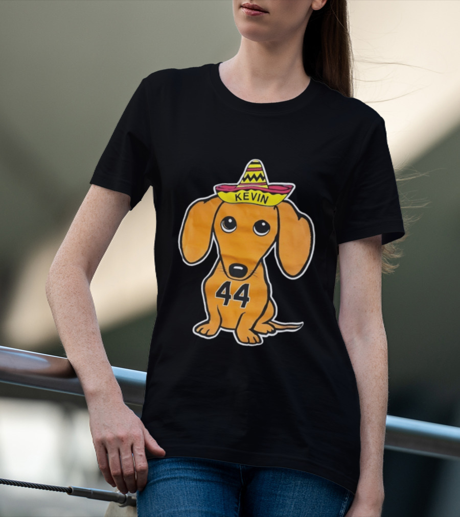 Cinco De Mayo Wiener Dog Kevin Sombrero 44 T-Shirt