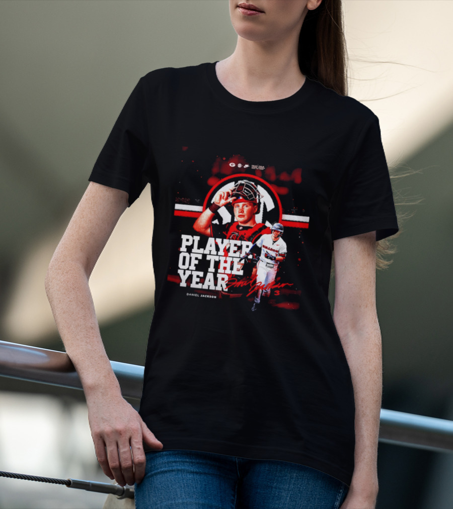 Daniel Jackson Georgia Bulldogs Player Of The Year Athletic Performance Excellence T-Shirt