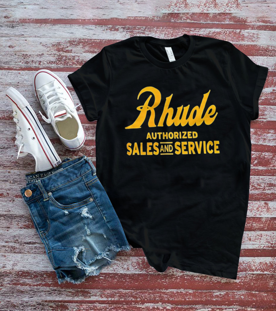 Rhude Authorized Sales And Service T-Shirt