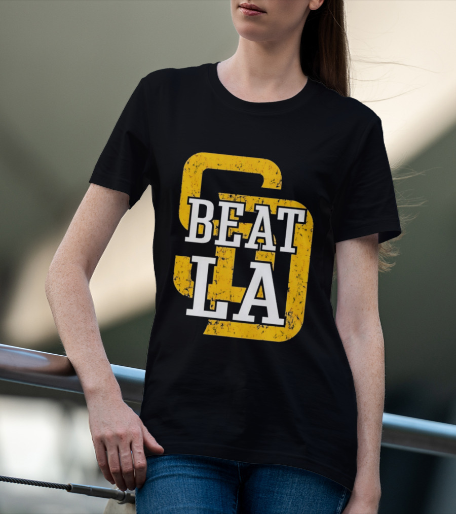 San Diego Padres Beat LA Dodgers Victory T-Shirt