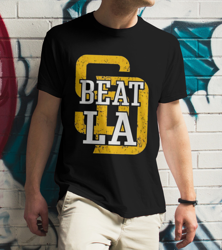 San Diego Padres Beat LA Dodgers Victory T-Shirt