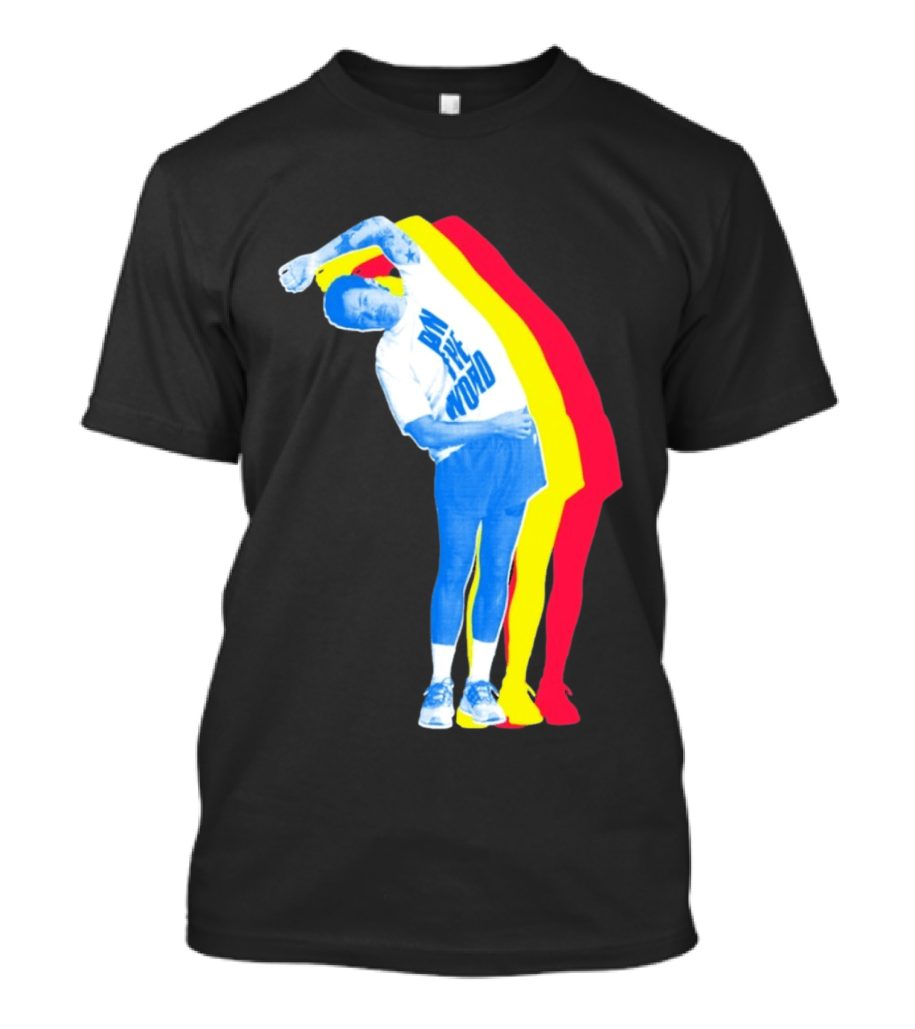 BNLDFWD Stretch Harry Retro Colorful Fitness Vibes T-Shirt