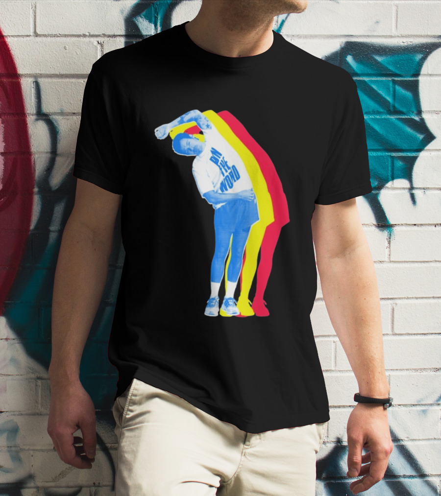 BNLDFWD Stretch Harry Retro Colorful Fitness Vibes T-Shirt