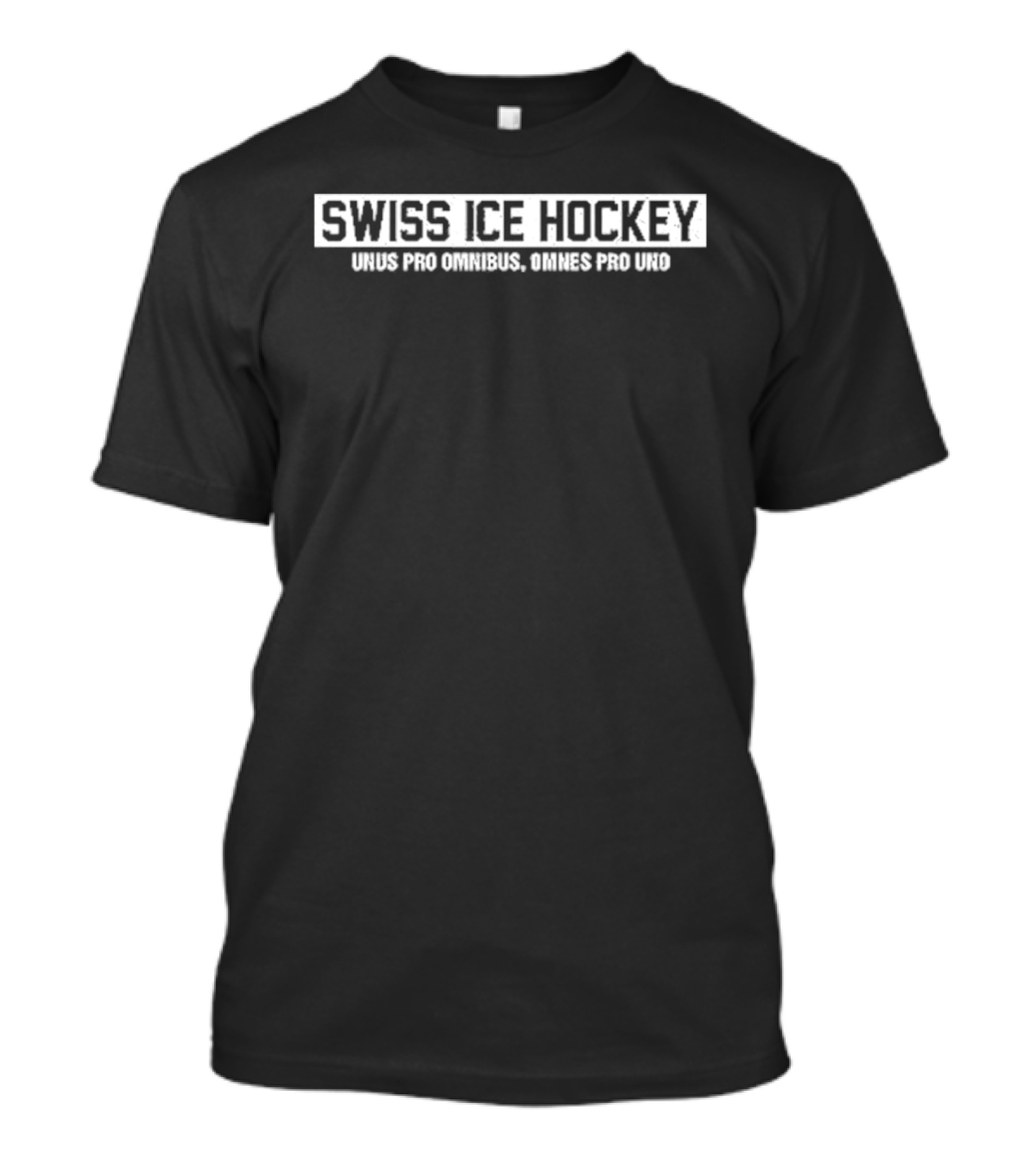 Swiss Ice Hockey Unus Pro Omnibus Omnes Pro Uno Team Spirit T-Shirt