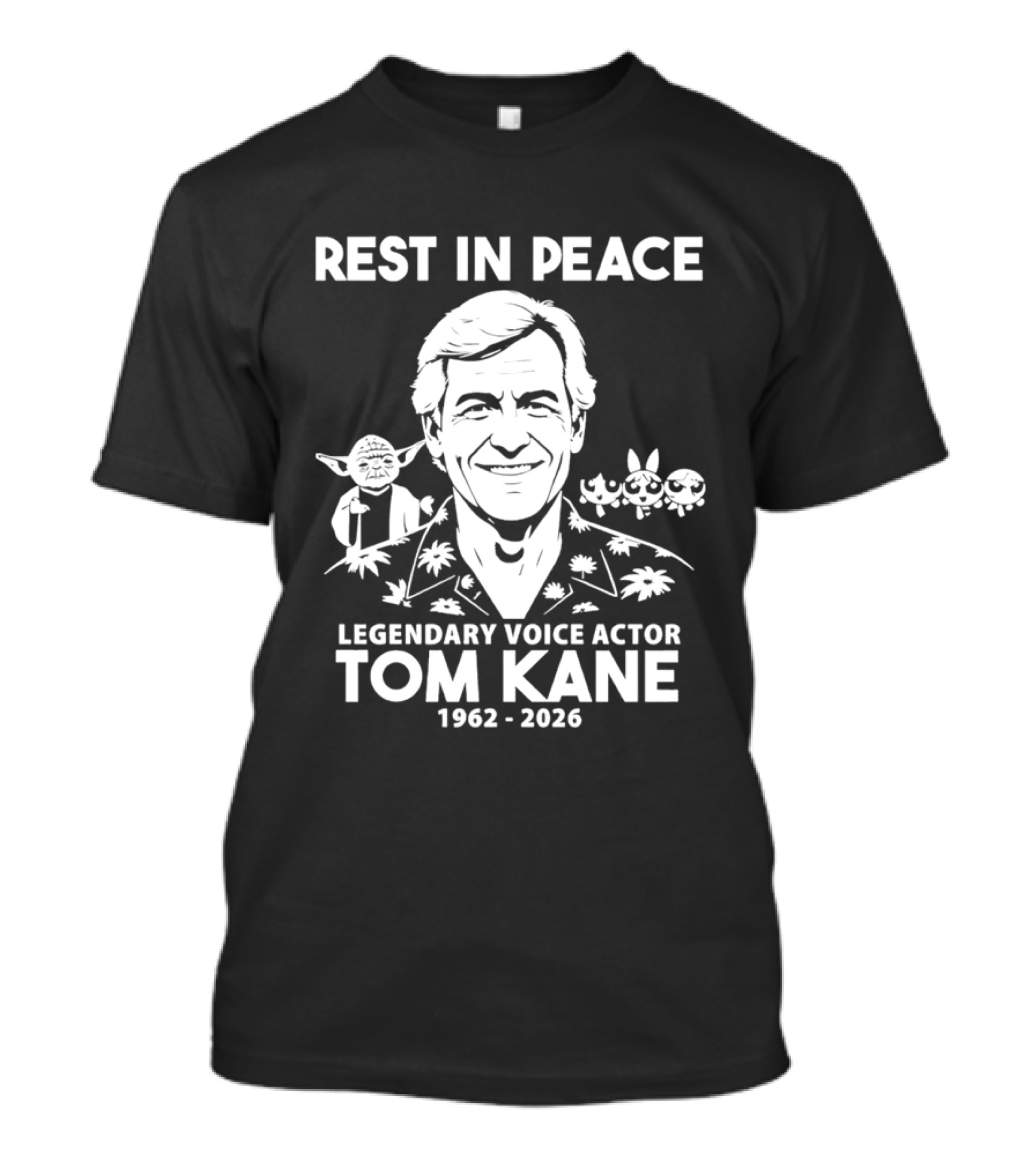 Rest In Peace Legendary Voice Actor Tom Kane 1962 2026 Memorial Yoda T-Shirt