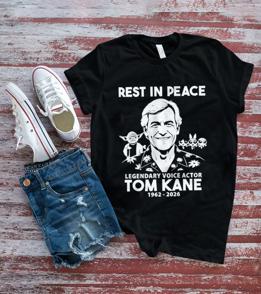 Rest In Peace Legendary Voice Actor Tom Kane 1962 2026 Memorial Yoda T-Shirt