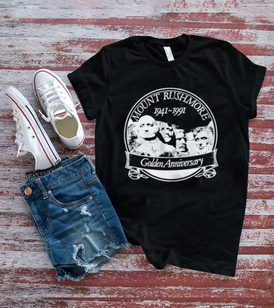 Mount Rushmore 1941 1991 Golden Anniversary T-Shirt