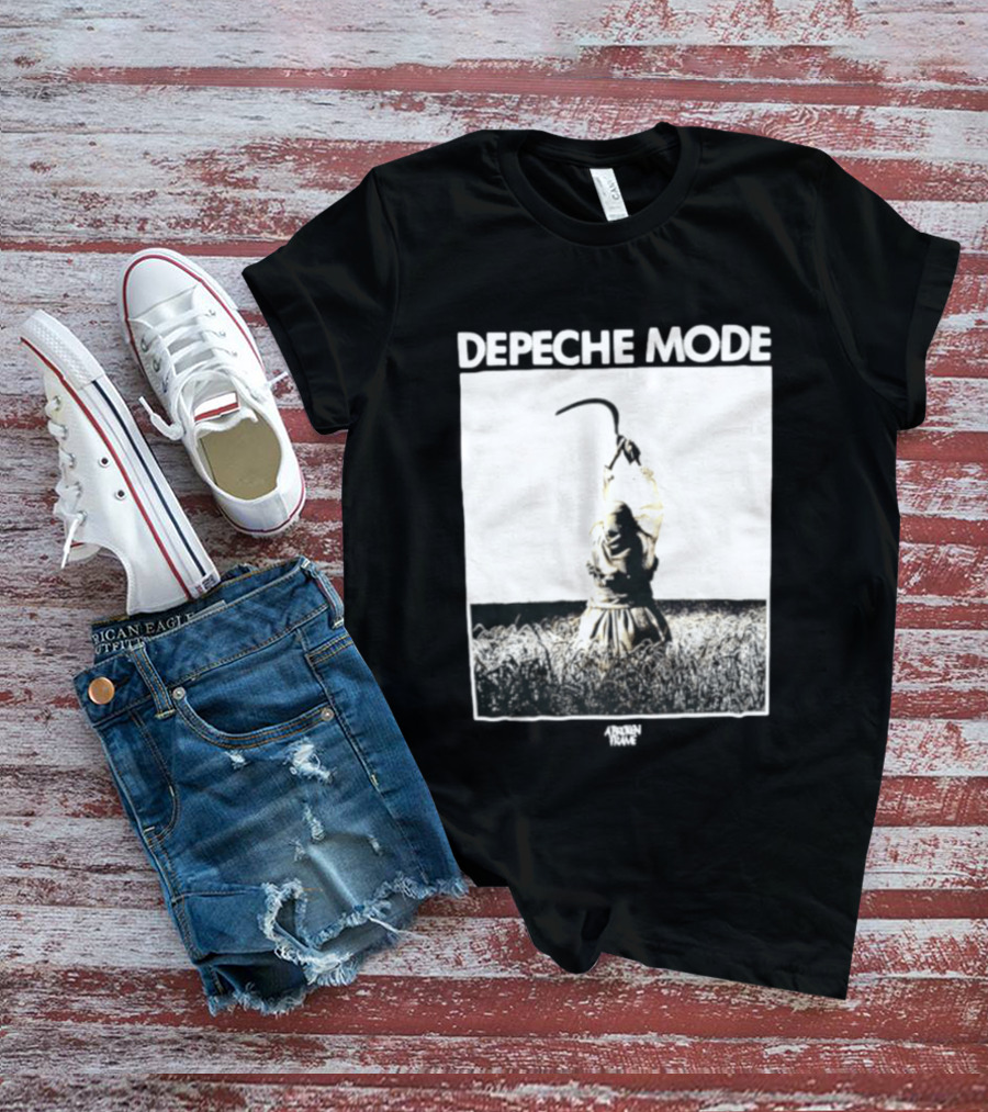Depeche Mode A Broken Frame Album Wheat Field Scythe Image T-Shirt