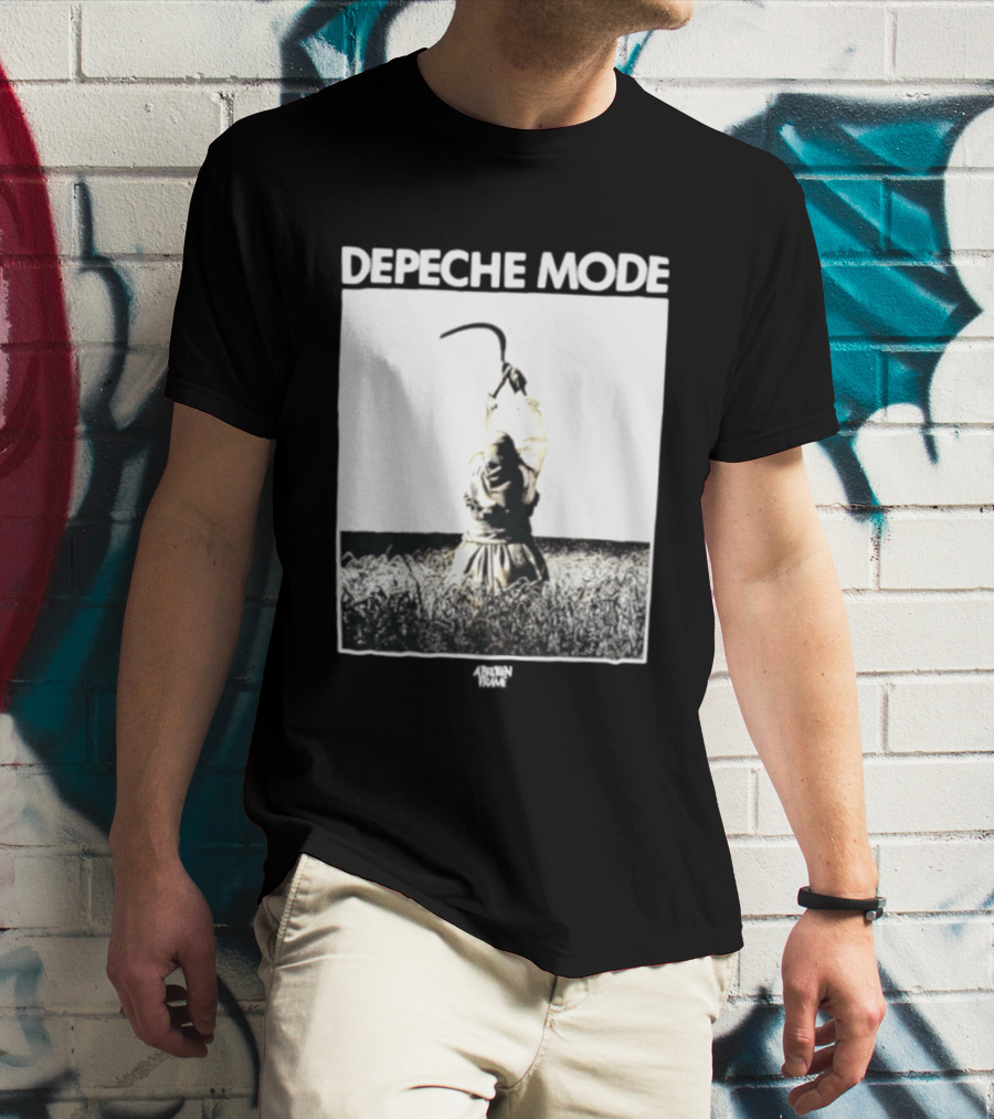 Depeche Mode A Broken Frame Album Wheat Field Scythe Image T-Shirt