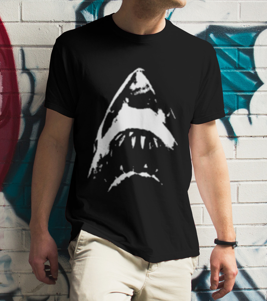 Out Of Time Studio Jaws Terror Promo Shark Teeth T-Shirt