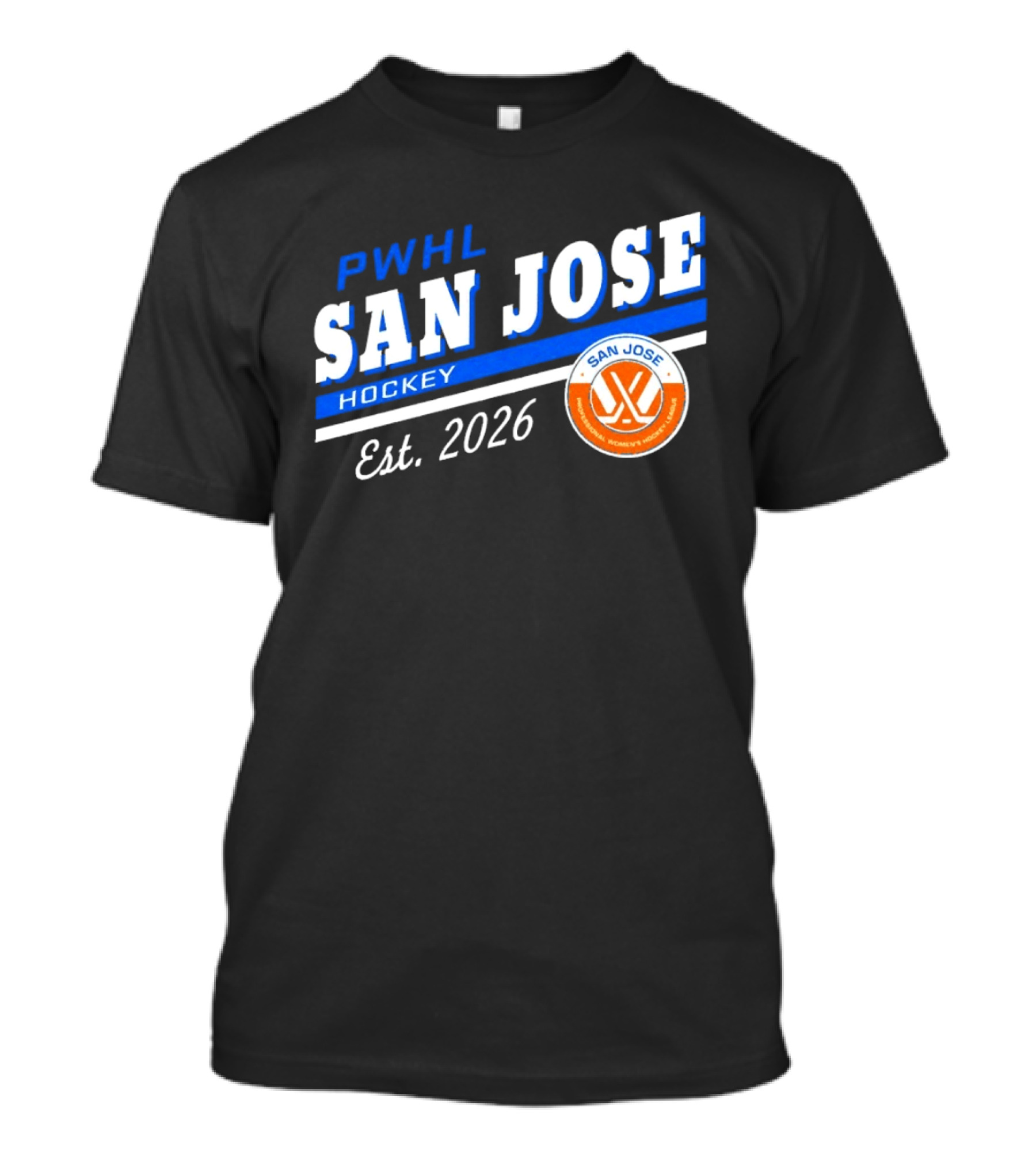 PWHL San Jose Hockey Est 2026 Women's Team T-Shirt