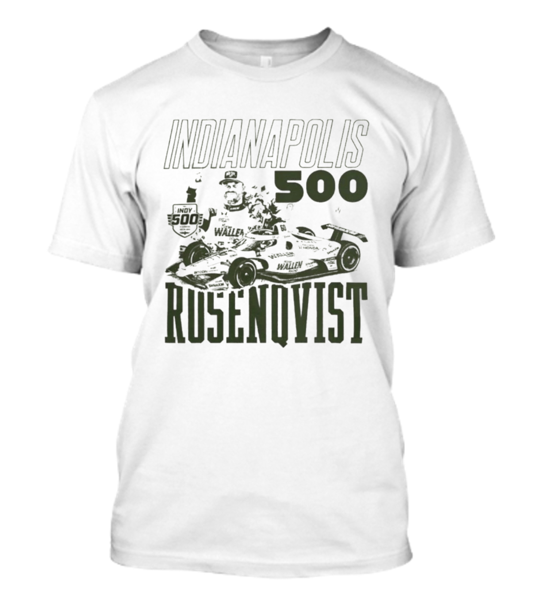 Indianapolis 500 Rosenqvist Racing Champion Car 2026 T-Shirt