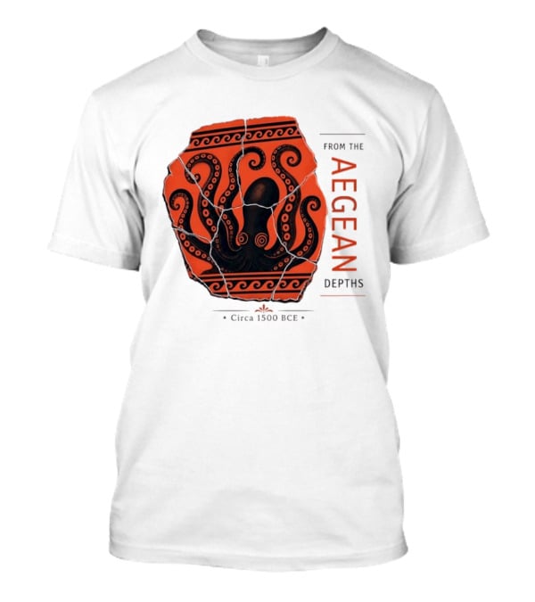 Ancient Aegean Octopus From The Aegean Depths Circa 1500 BCE T-Shirt