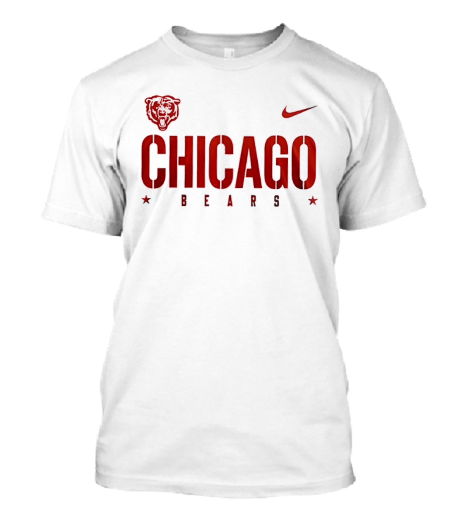 Chicago Bears Nike Heart Design U.S. Coast Guard Semper Paratus Always Ready 1790 T-Shirt