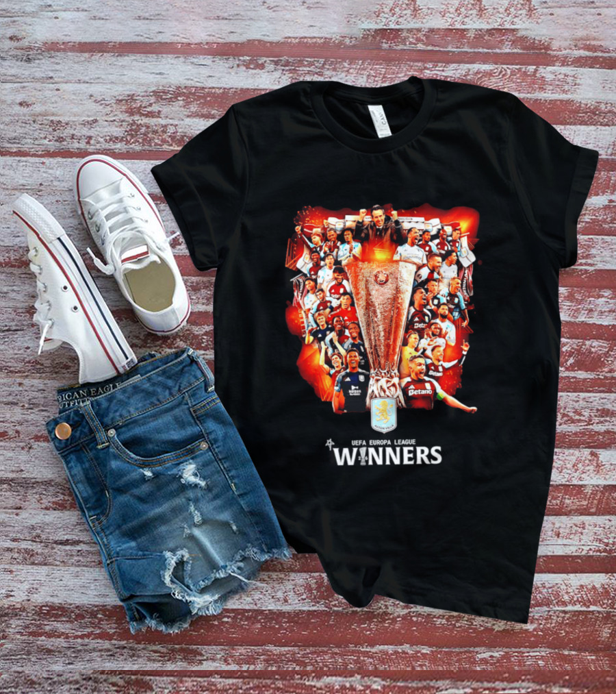 Aston Villa UEFA Europa League 2026 Istanbul Final Champions T-Shirt