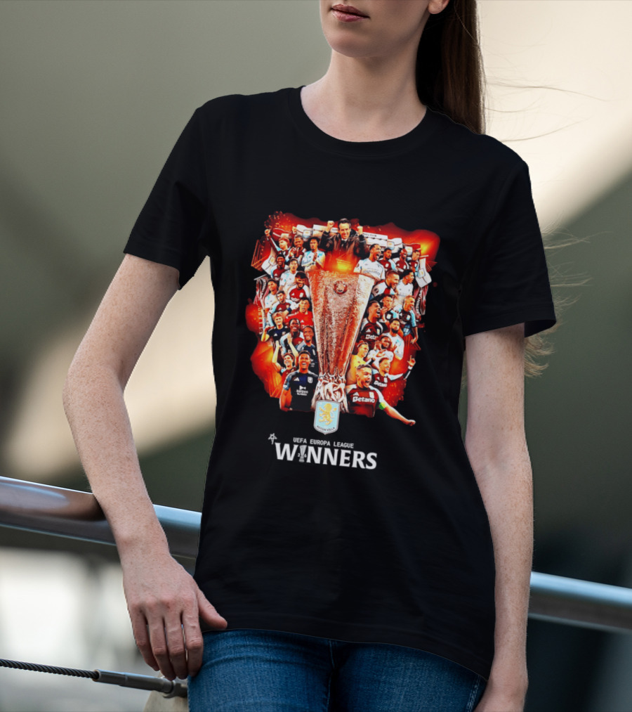 Aston Villa UEFA Europa League 2026 Istanbul Final Champions T-Shirt
