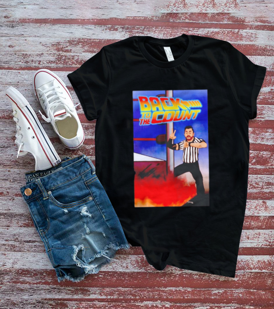 Daniel Spencer Back To The Count Wrestling Referee Nostalgia T-Shirt