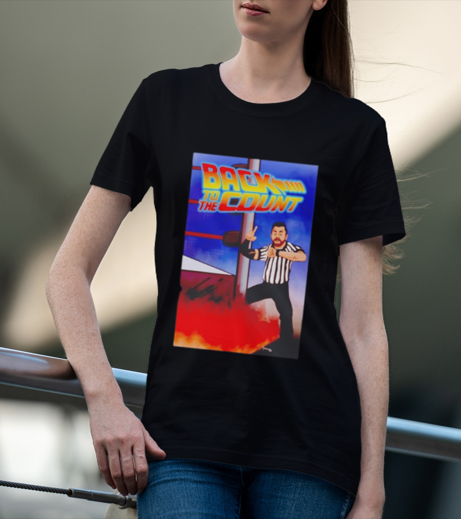 Daniel Spencer Back To The Count Wrestling Referee Nostalgia T-Shirt
