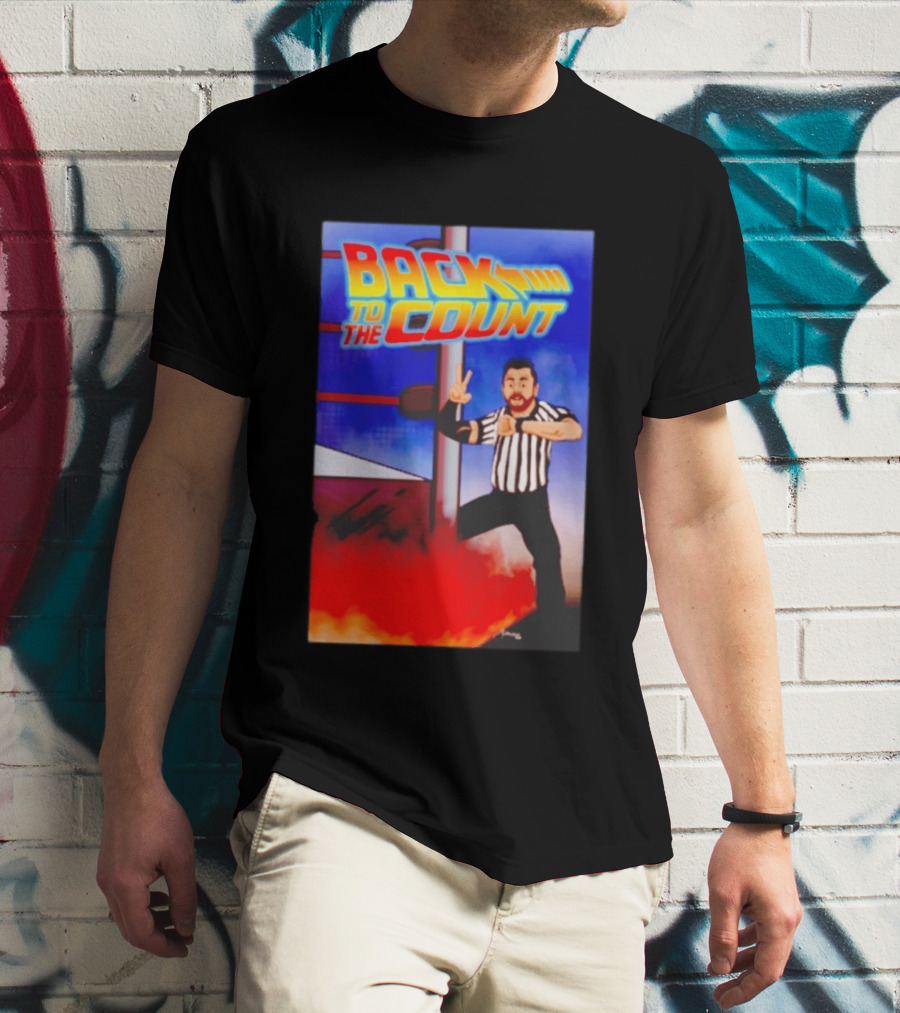 Daniel Spencer Back To The Count Wrestling Referee Nostalgia T-Shirt