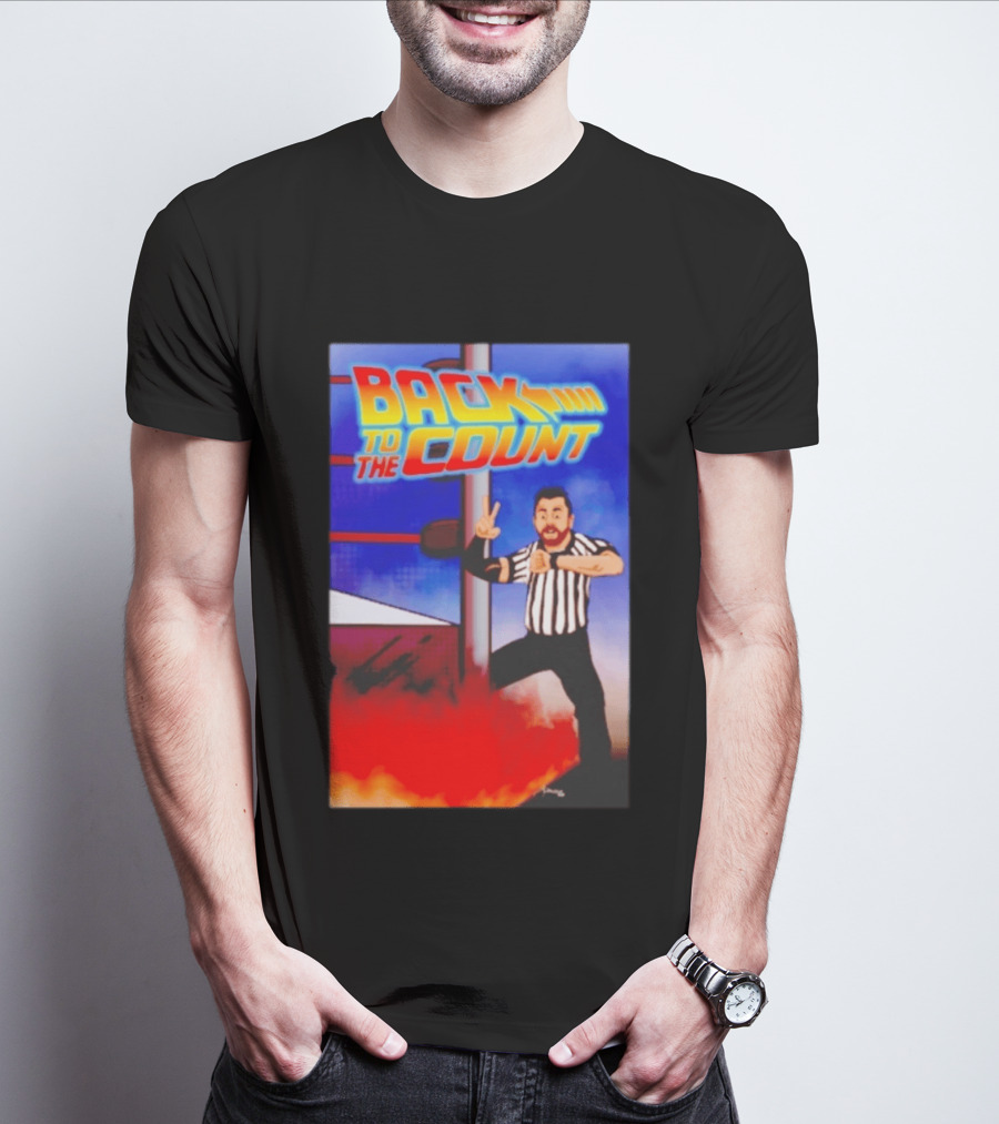 Daniel Spencer Back To The Count Wrestling Referee Nostalgia T-Shirt