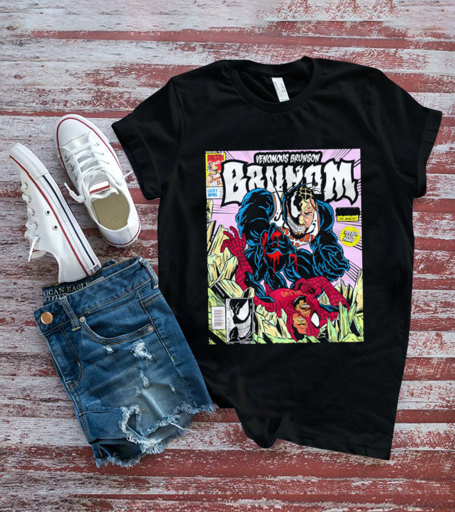 Venomous Brunson Lethal Protector Comic Cover New York Knicks T-Shirt