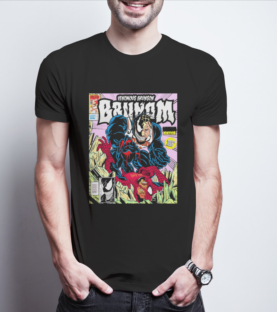 Venomous Brunson Lethal Protector Comic Cover New York Knicks T-Shirt