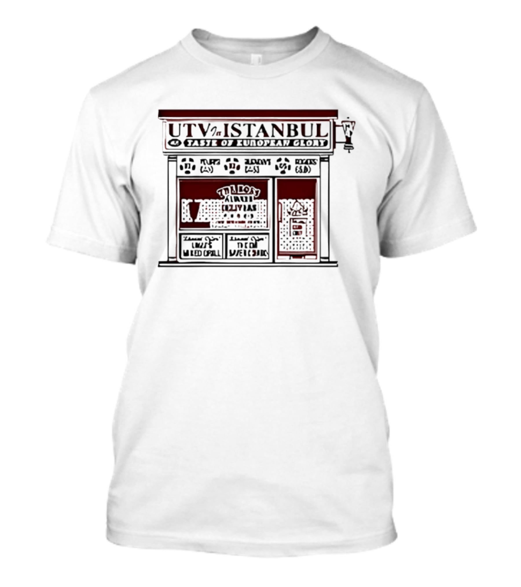 UTV Istanbul Taste Of European Glory Pizza Kebab Box Classic Snacks T-Shirt