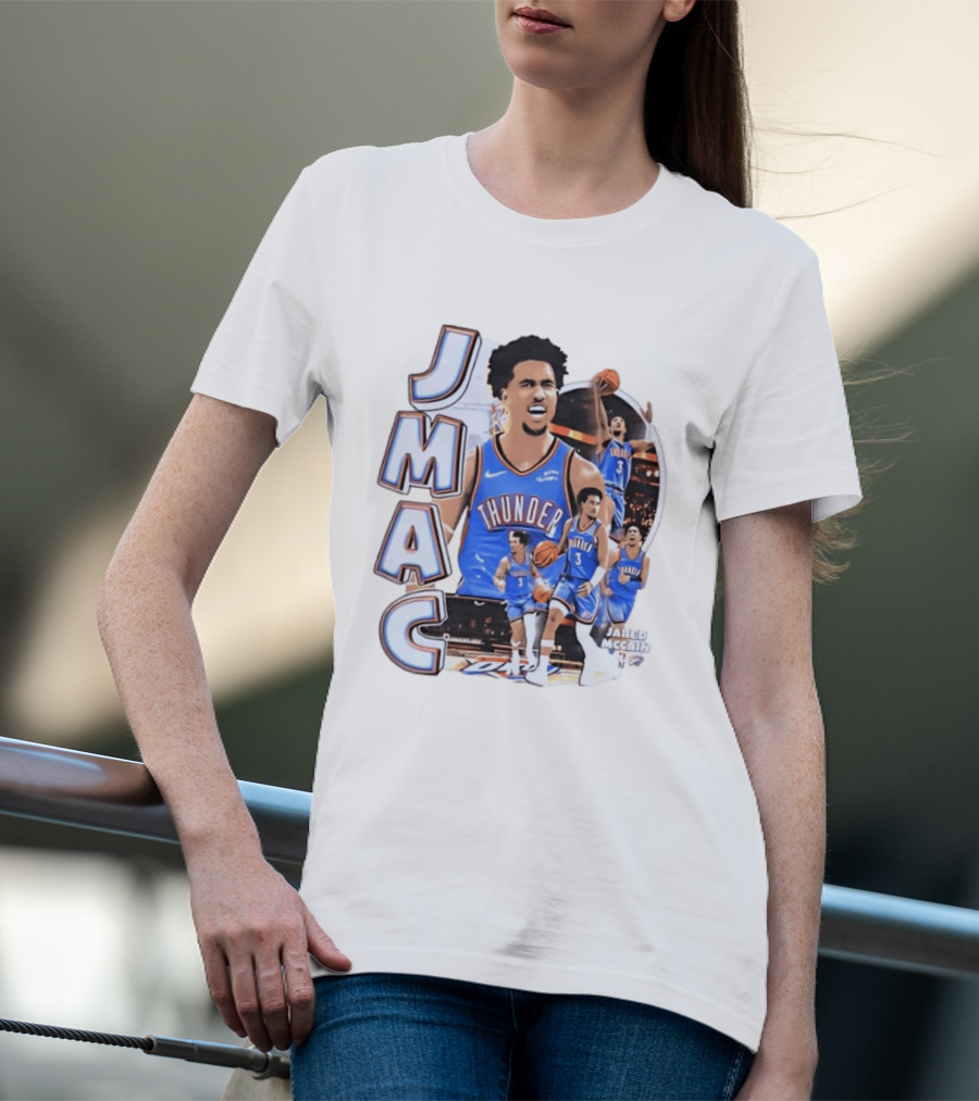 Jared McCain J MAC Oklahoma City Thunder NBA T-Shirt