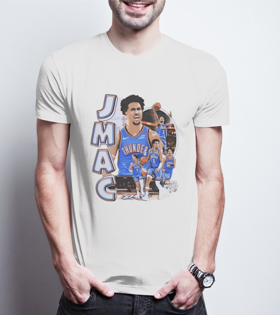 Jared McCain J MAC Oklahoma City Thunder NBA T-Shirt
