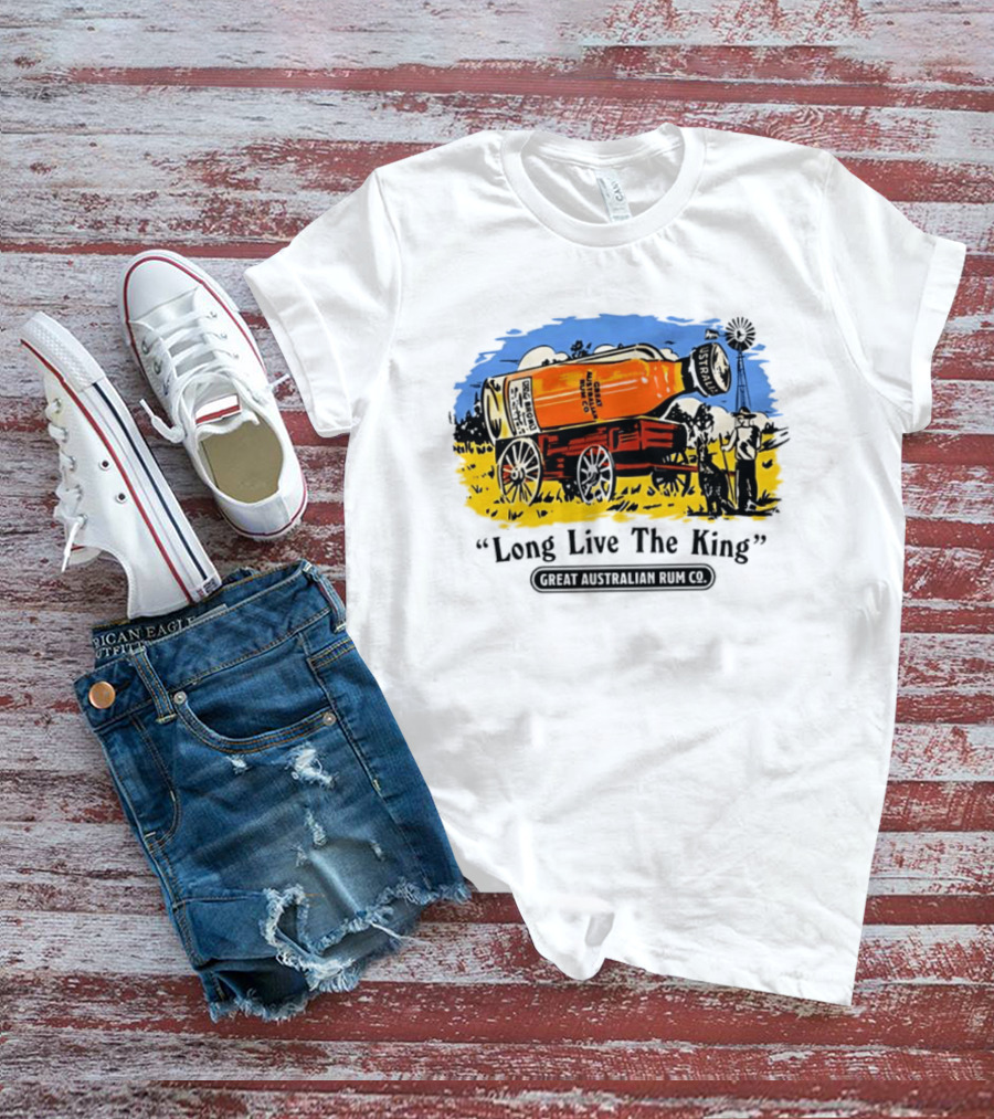 Long Live The King Sriracha Hot Sauce Australia Country T-Shirt