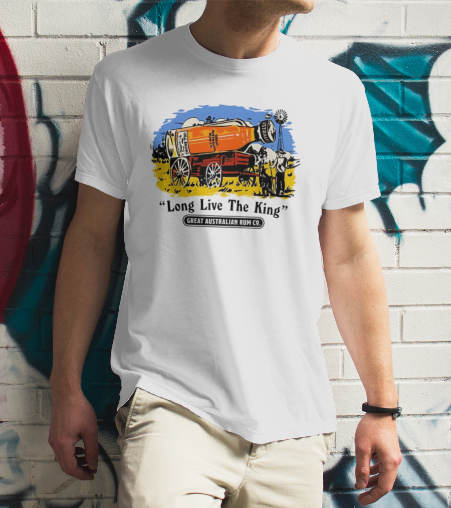 Long Live The King Sriracha Hot Sauce Australia Country T-Shirt