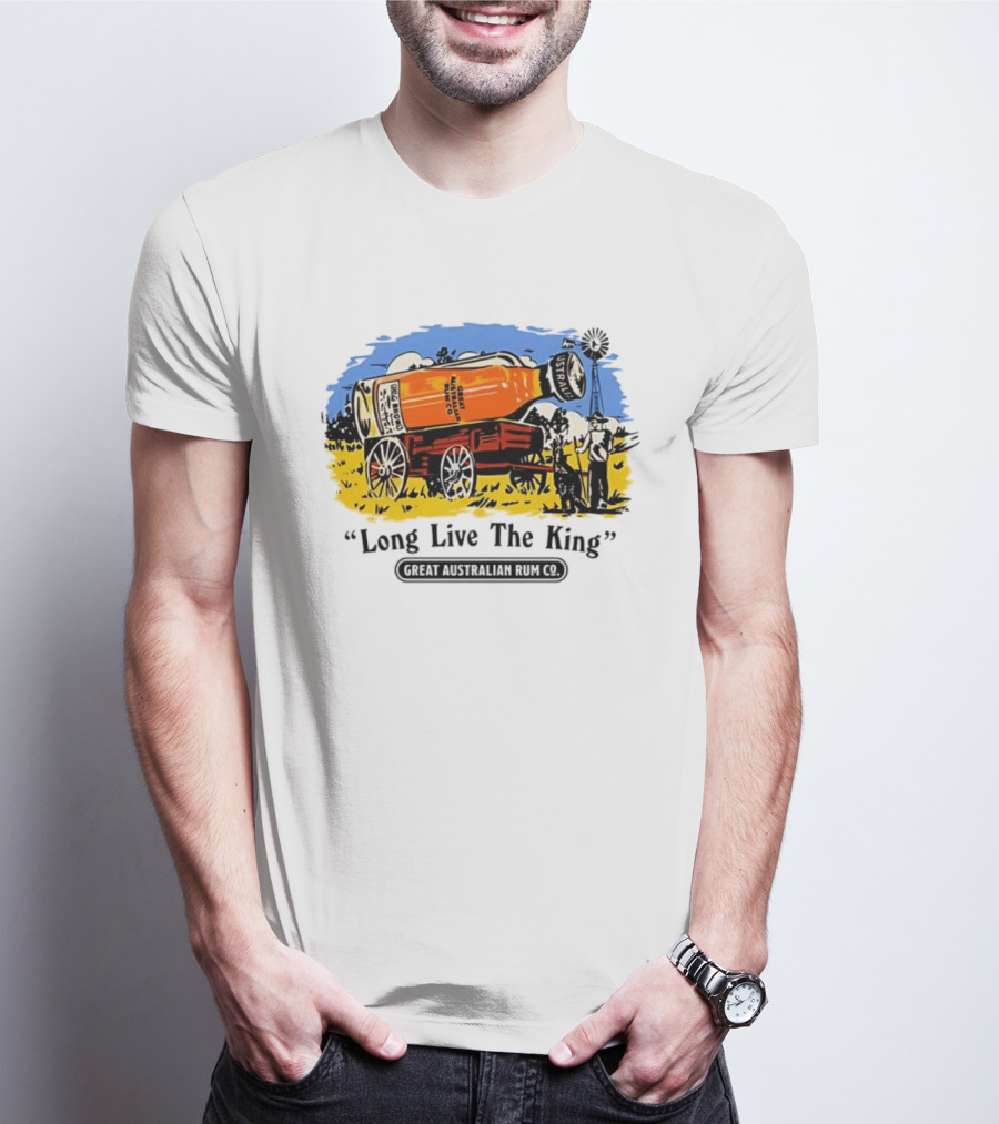 Long Live The King Sriracha Hot Sauce Australia Country T-Shirt