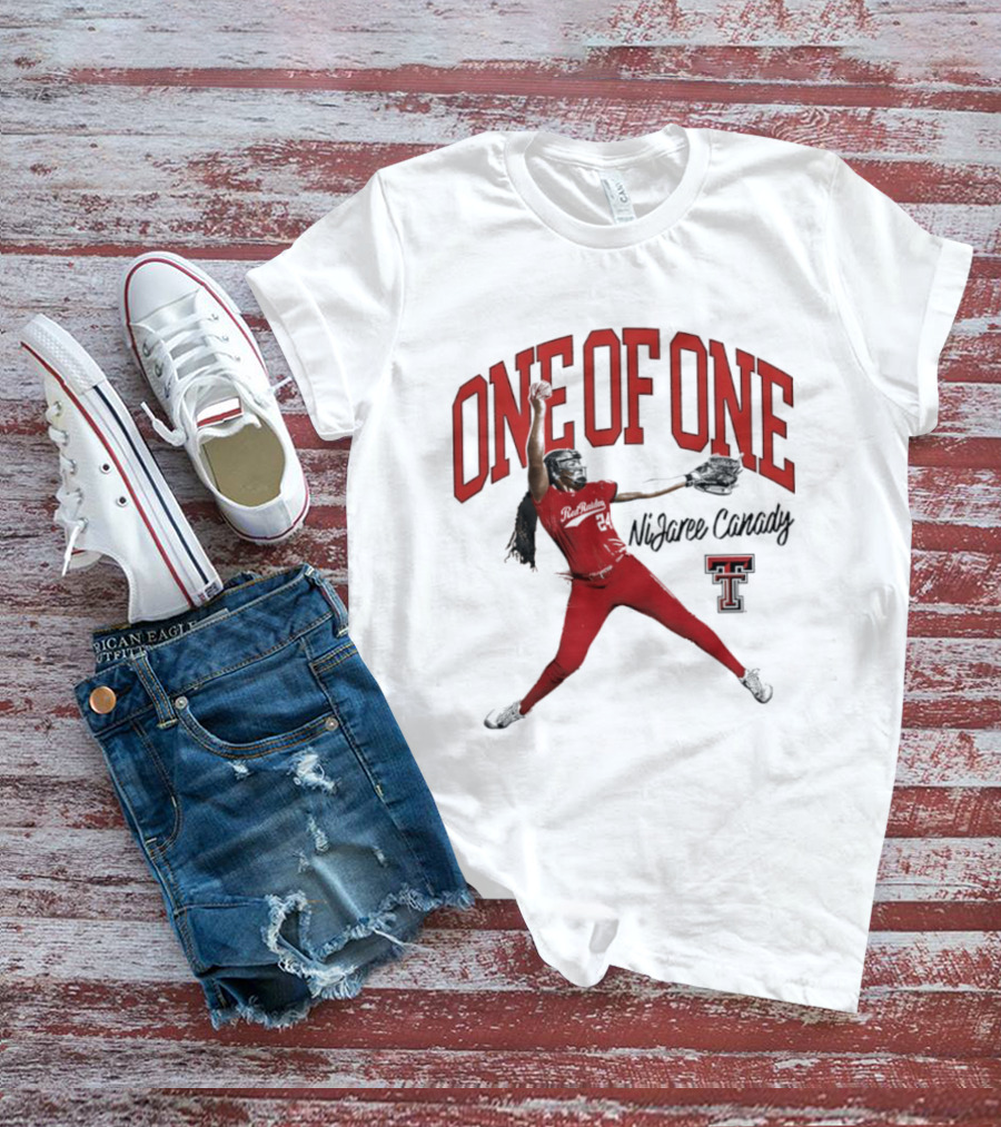 One Of One NiJaree Canady Texas Tech Red Raiders Softball T-Shirt