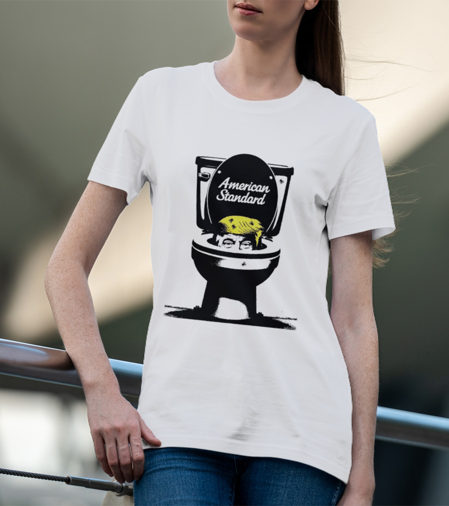 American Standard Donald Trump Toilet Humor T-Shirt