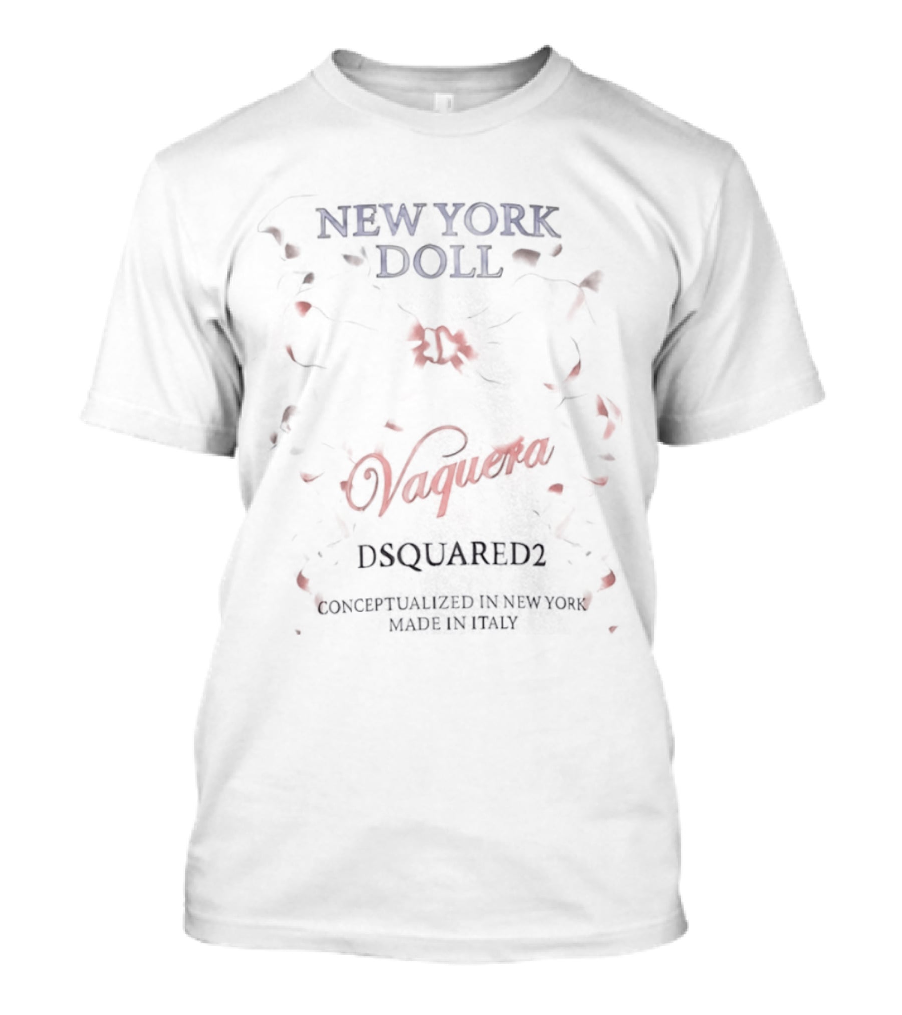 New York Doll Vaquera Dsquared2 Conceptualized Made In Italy T-Shirt