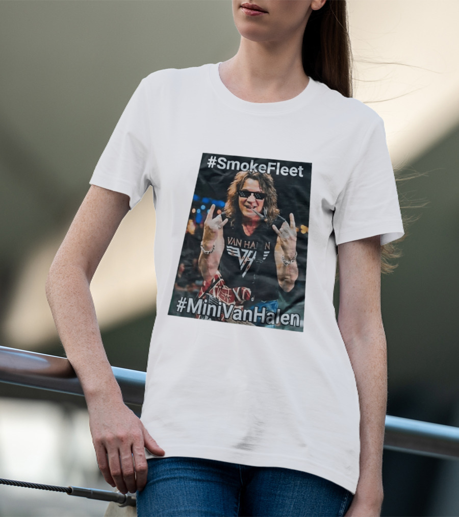 #SmokeFleet Van Halen MiniVanHalen Retro Rock T-Shirt
