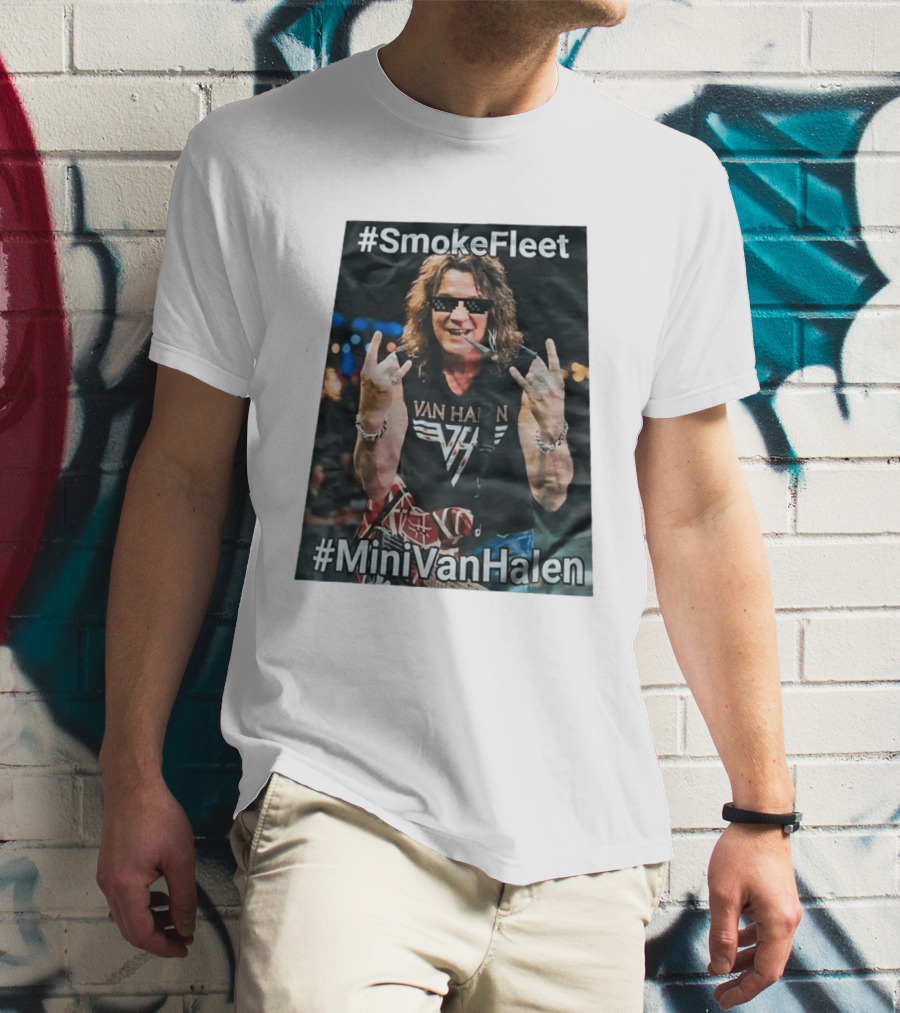 #SmokeFleet Van Halen MiniVanHalen Retro Rock T-Shirt
