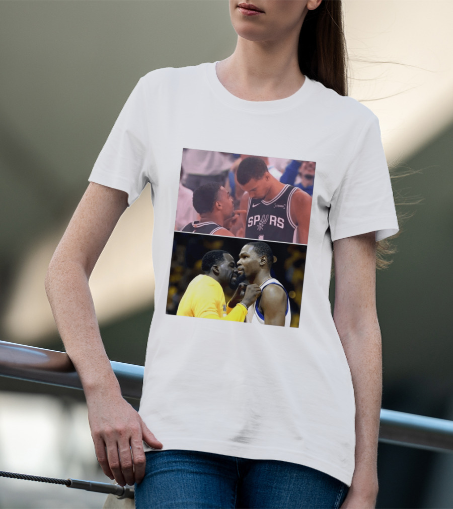 Wemby Keldon Johnson Spurs Draymond Meme Recreation T-Shirt