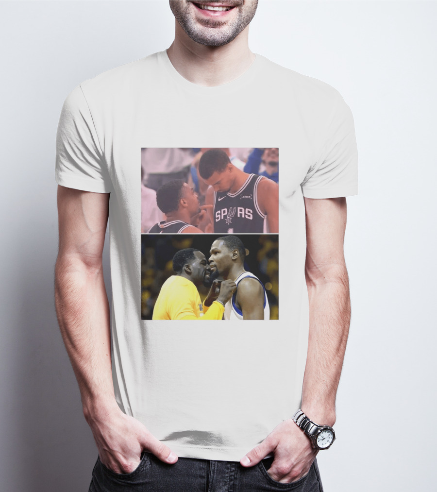 Wemby Keldon Johnson Spurs Draymond Meme Recreation T-Shirt