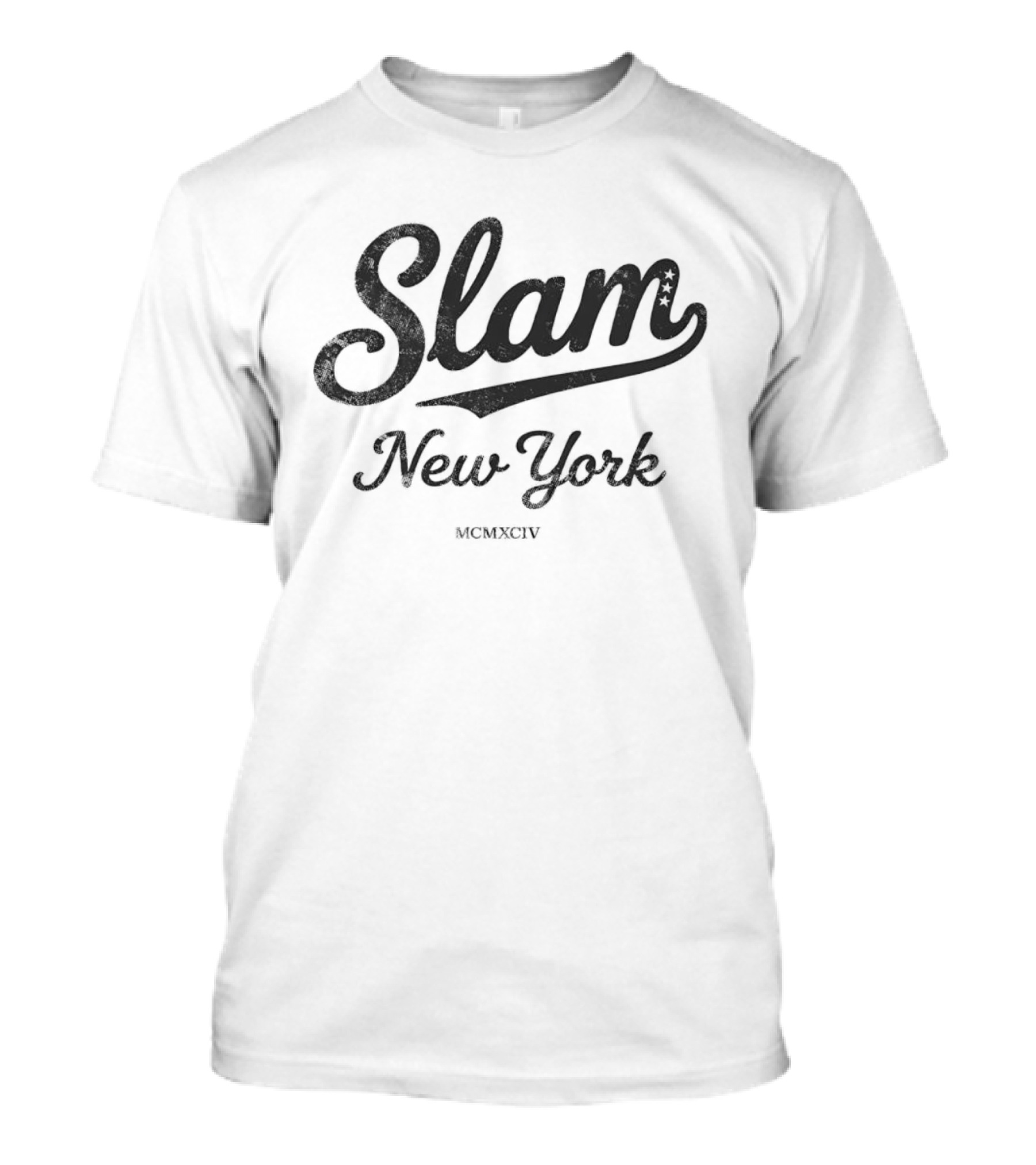 Slam New York MCMXCIV Vintage Script T-Shirt