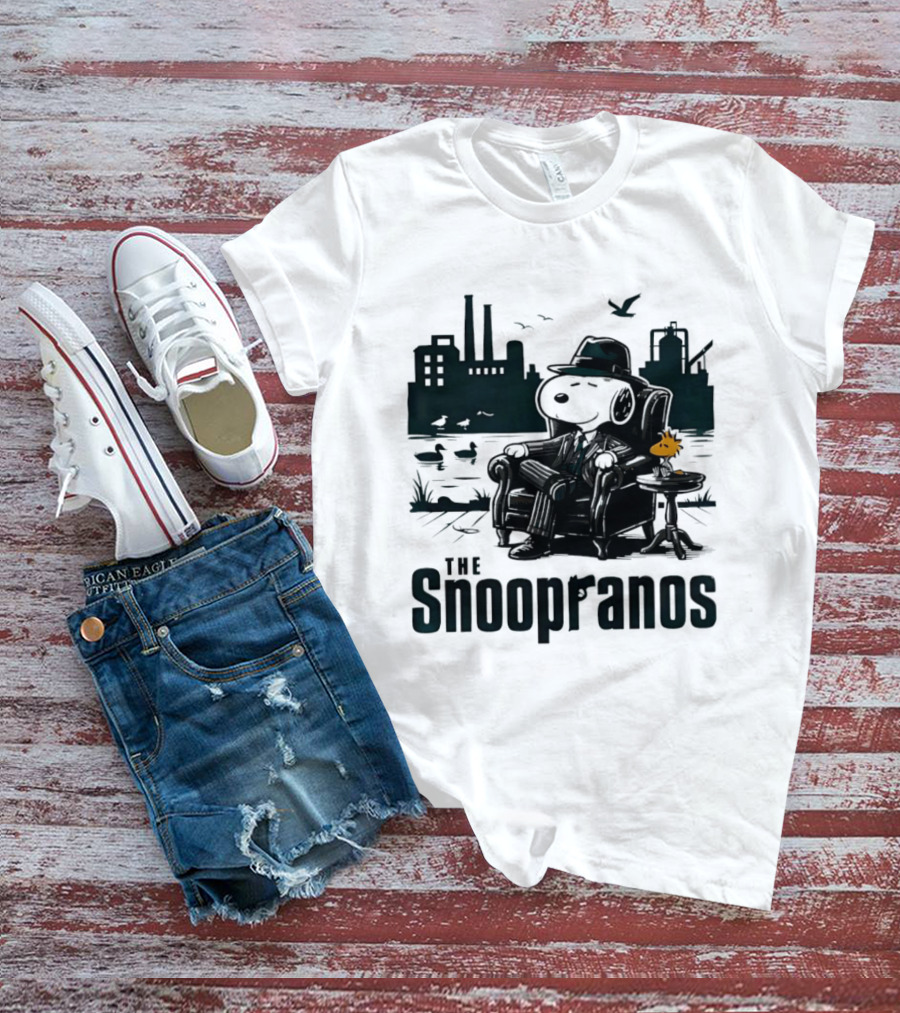 The Snoopranos Snoopy Woodstock Peanuts Mafia T-Shirt