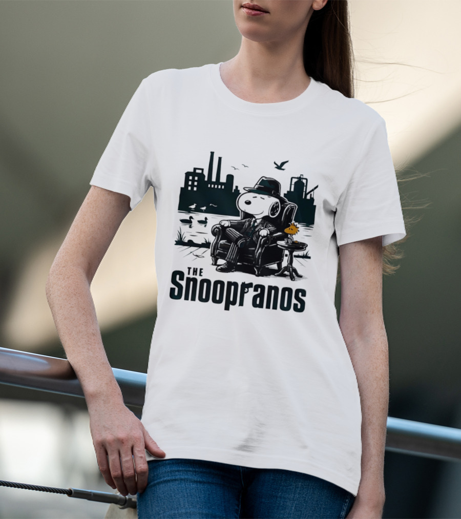 The Snoopranos Snoopy Woodstock Peanuts Mafia T-Shirt