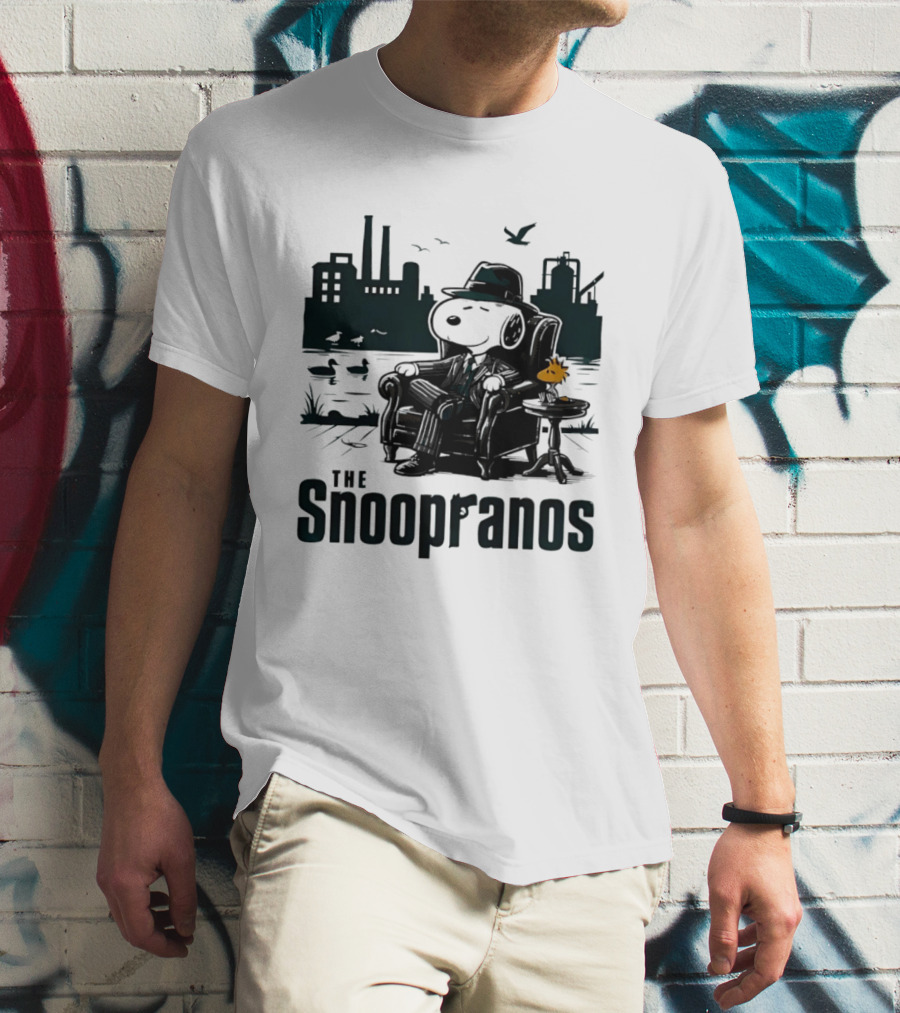 The Snoopranos Snoopy Woodstock Peanuts Mafia T-Shirt