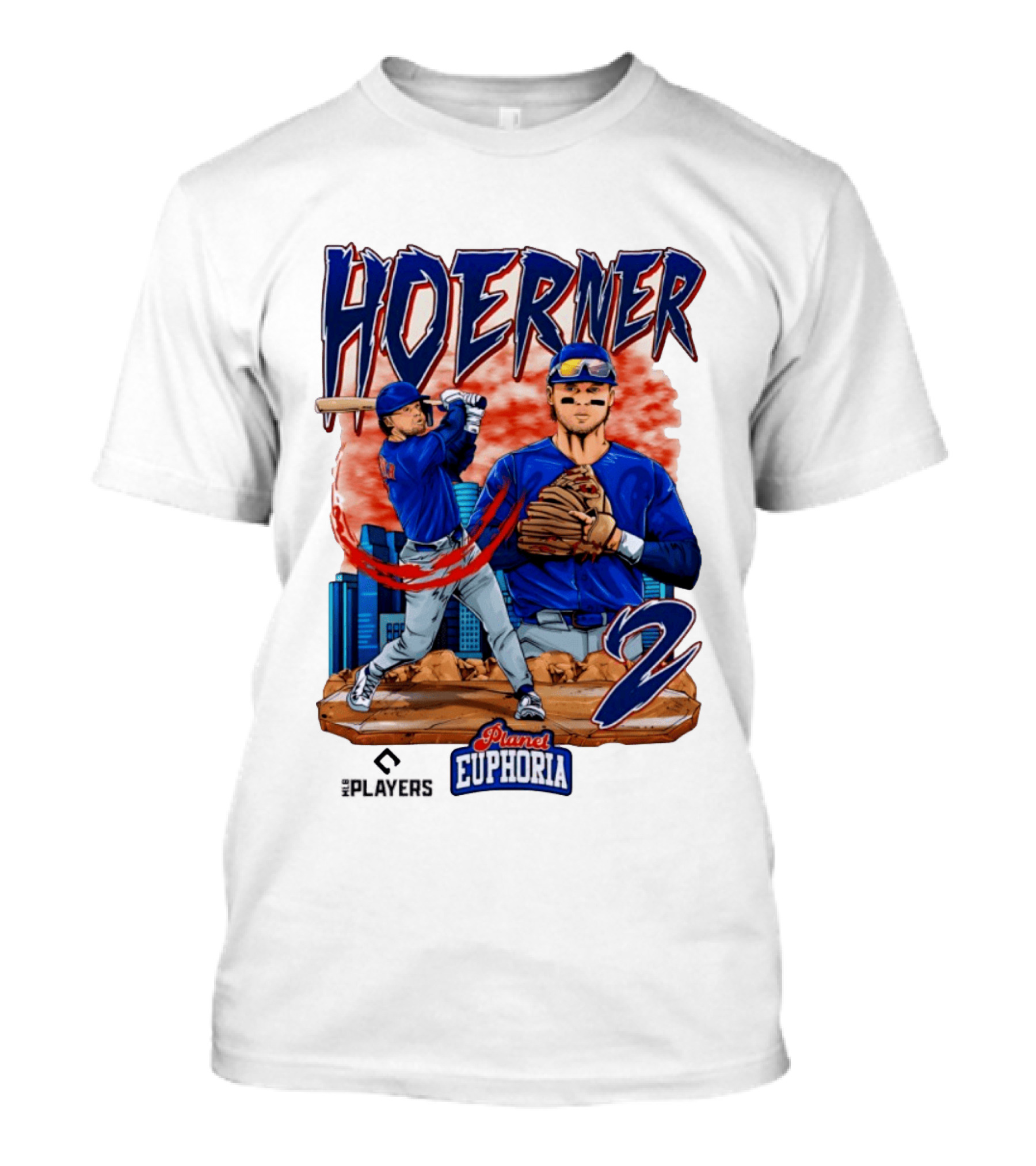 Nico Hoerner Chicago Cubs Euphoria The Players 2 Major League Baseball T-Shirt