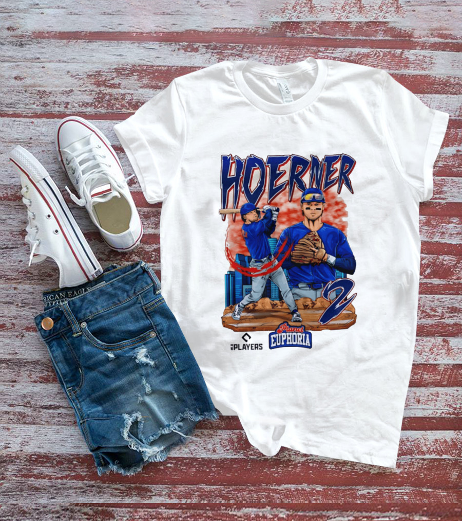 Nico Hoerner Chicago Cubs Euphoria The Players 2 Major League Baseball T-Shirt