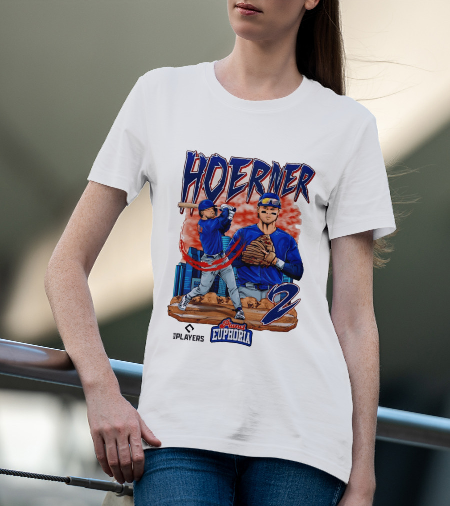 Nico Hoerner Chicago Cubs Euphoria The Players 2 Major League Baseball T-Shirt