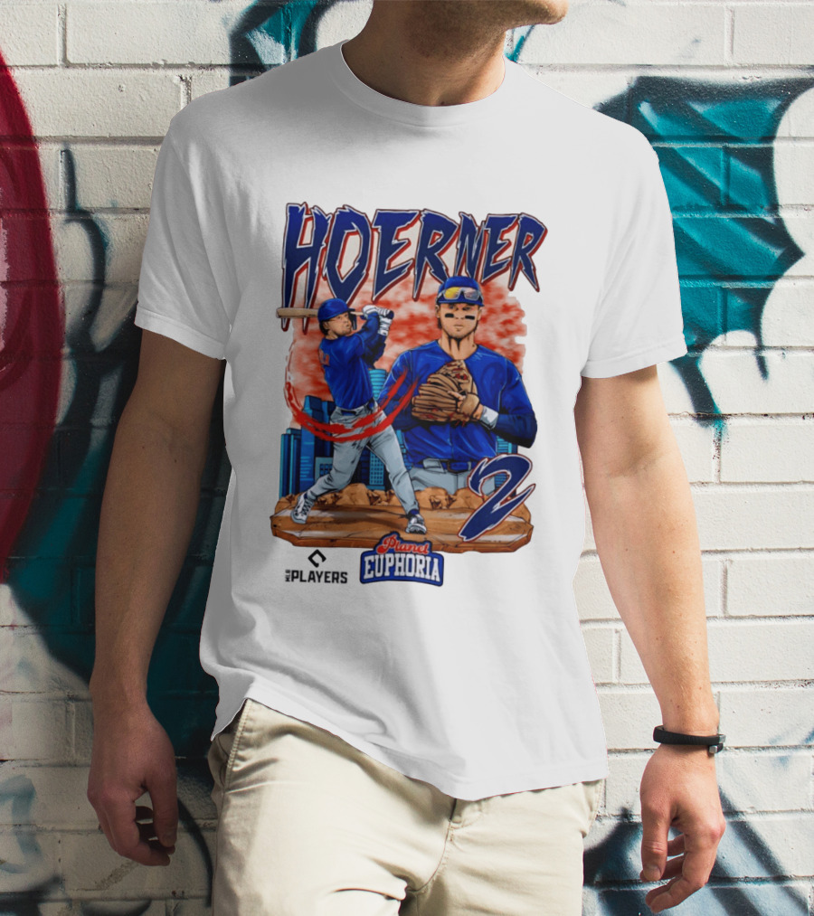 Nico Hoerner Chicago Cubs Euphoria The Players 2 Major League Baseball T-Shirt
